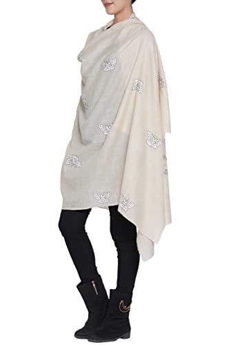 Écharpe hiver femme cachemire fait main contre le froid pashmina