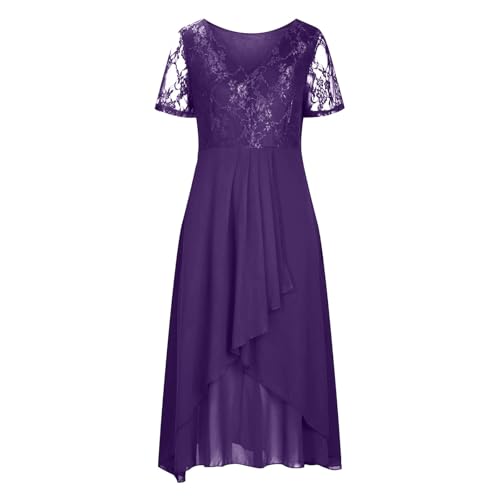 Robe longue robe d'été élégante au style patchwork noble