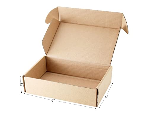 Image of Box Brother 3 Ply Brown Flap Corrugated Packaging Box Size: 6x4x2 Length 6 inch Width 4 inch Height 2 inch 3Ply Corrugated Packaging Box (Pack of 100)