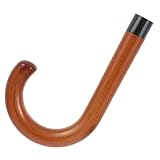 LIFKOME Ersatz Regenschirmgriff Aus Holz Für Regenschirme Und Sonnenschirme Rutschfester Griff Kompatibel Mit Faltbaren Schirmen Einfache Befestigung