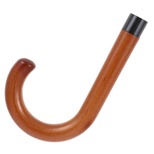 LIFKOME Ersatz Regenschirmgriff Aus Holz Für Regenschirme Und Sonnenschirme Rutschfester Griff Kompatibel Mit Faltbaren Schirmen Einfache Befestigung