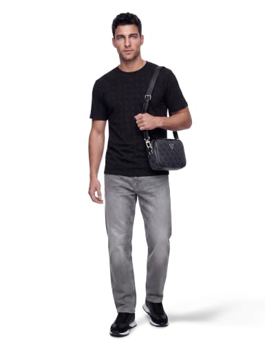 Bolso crossbody GUESS Milano negro, bolso cruzado de marca en talla única para mujer 6