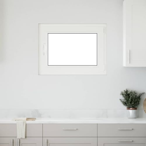 Fenêtre de sous-sol RISOR 80x50 cm en PVC blanc avec double vitrage isolant - 3