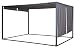 Produktbild Jet-line Pavillon Assuan 4 x 3 m, Überdachung anthrazit Pergola Sonnenschutz UV Sichtschutz Garten Terrasse