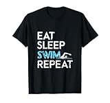 Photo Gallery nuotatore amante del nuoto eat sleep swim repeat maglietta Photo Gallery nuotatore amante del nuoto eat sleep swim repeat maglietta