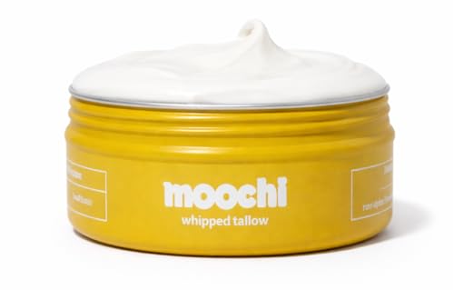 moochi Beef Tallow for Skin – Organic 100% Grass-Fed Whipped Balm with Rare Alpine Flower Honey, Natural Moisturizer Cream for Nourishing Skin Hydration