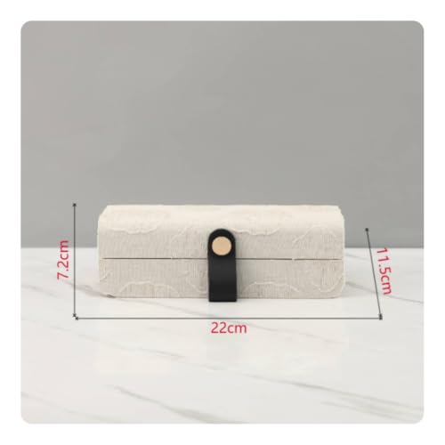 Boîte de rangement en tissu doux pour vos petits bijoux