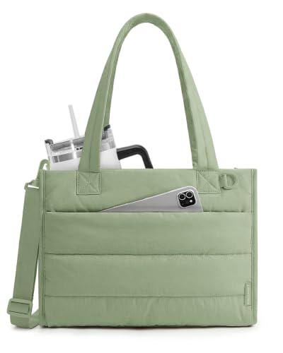Image of BAGSMART Small Tote Bag for Women, Work Teacher Bag with Zipper Closure