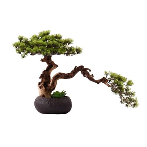 Plante d'intérieur artificielle style zen pour bureau sans soin