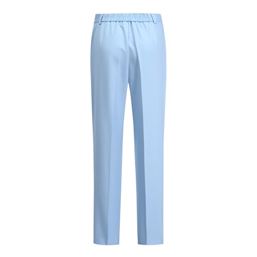 YUNCLOS Women's 2 Piece Office Work Suit Set Two Button Blazer and Pants Blue