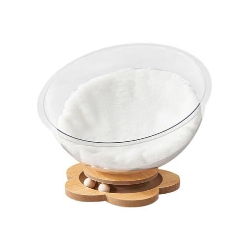 Lit pour chat capsule spatiale transparent accessoire lavable - 2