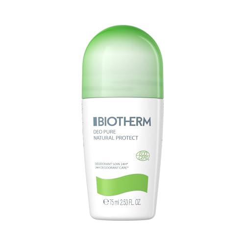 BIOTHERM Deo Pure Natural Protect, pflegendes Deodorant mit Aloe Vera und Orangenextrakt, aluminiumfreies Deo für Damen, gegen Schweiß und Achselnässe, für ein erfrischtes Hautgefühl, 75 ml