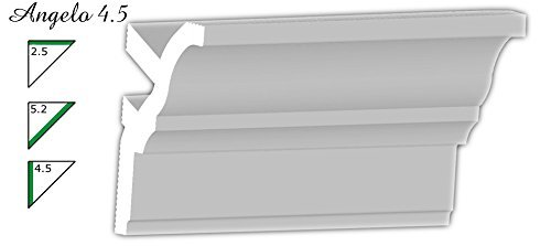 80 Ft of 4.5" Angelo Foam Crown Molding Room kit W/precut Corners on end of Lengths 4 Inside & 1 Out (Available in 5 Other Styles and Quantities-See Our Other LISTINGS) by Austin Crown Molding - Thumbnail 2