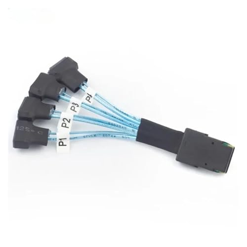 Cable S/AS SFF-8087 a 4 SATA Macho 3.0 para SSD miniatura 6