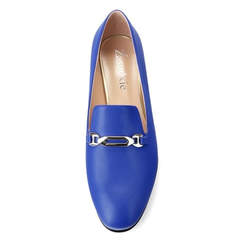 Image of Women's Loafers, Slip On Round Toe Comfortable Flats for Women Dressy and Work, Womens Business Casual Shoes