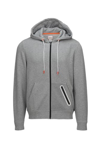 SWIMS Men's Rygg Fleece Modal Blend Hoodie, Full Zippered Hooded Sweatshirt