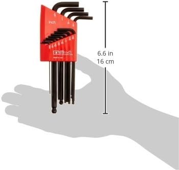 Eklind 13212 Standard 12pc Ball Hex Key Set 0.05" to 5/16" - Long image 5