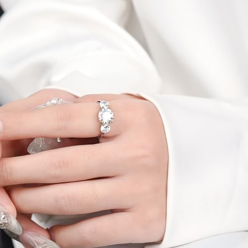 2ct Geometric Diamond Engagement Ring | VVS1 Clarity, D-Color | Diamond Jewelry for Special Moments4