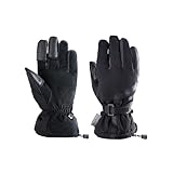 [PGYTECH] フォトグラファーズグローブ（プロフェッショナル） カメラマングローブ 保温 通気性 防水性 滑り止め 防寒 防風 フリップ構造 タッチスクリーン操作 (ブラック, Lサイズ)