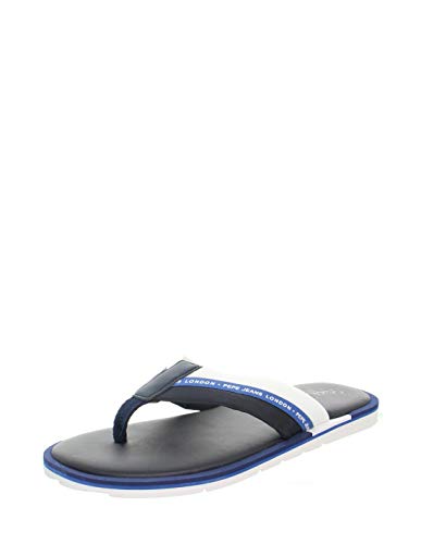 Pepe Jeans Tongs ref_49235 Blanc - Bleu - 41