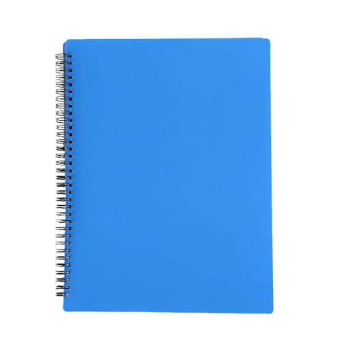 YERECDIL ポータブル A4 楽譜オーガナイザー汚れに強く耐久性のある A4 楽譜オーガナイザープラスチック音楽ファイルフォルダー, 青