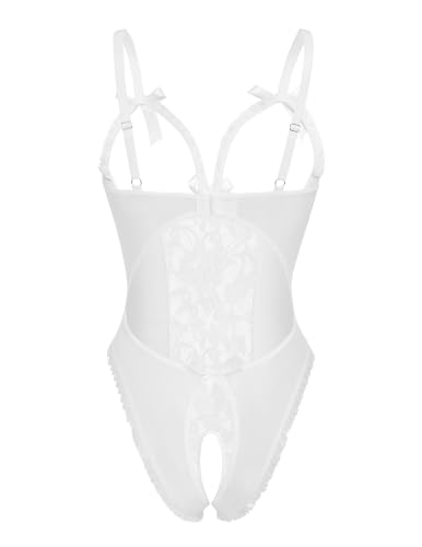 Image of Avidlove Women One Piece Lingerie Sexy Lace Babydoll Mini Bodysuit