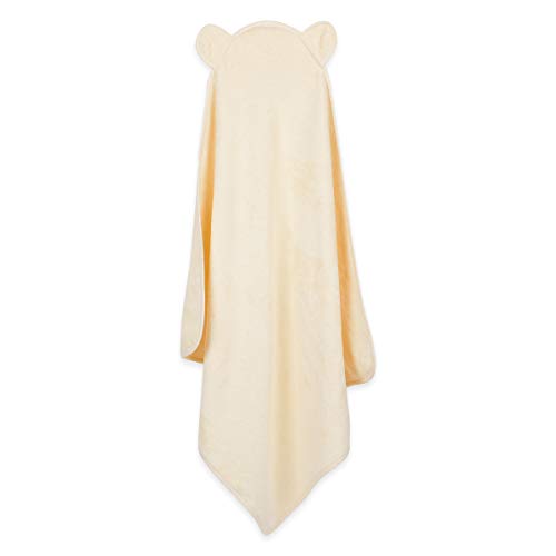 Image of Masilo 100% Cotton Hooded Towel /Ideal for Babies 0-18months / Luxurious and Super Absorbent Baby Towel /Infant to Toddler Wrap Towel with Hood /Soft, Lightweight and Breathable /Teddy Bear /Cream