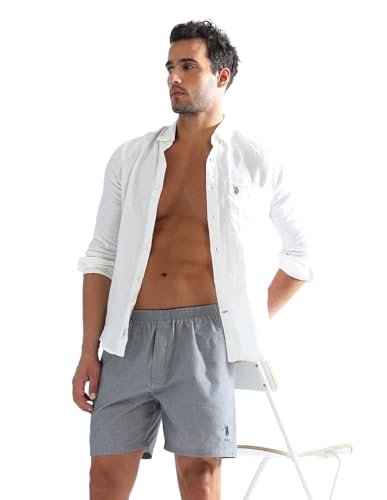 Image of U.S. Polo ASSN. Mens EX003 Cotton Essential Easy Lounge Boxer Shorts -Pack of 1