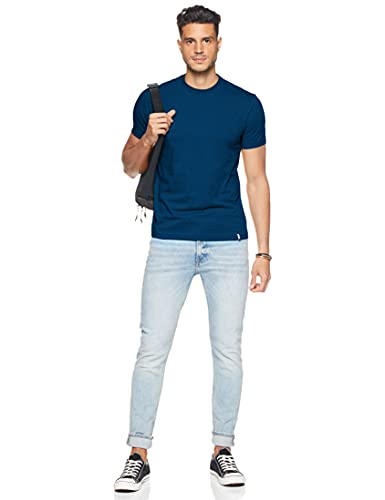 Jockey 2714 Men's Super Combed Cotton Rich Solid Round Neck Half Sleeve T-Shirt