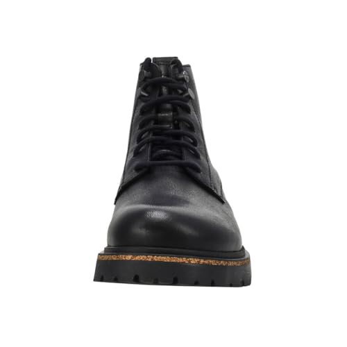 Image of Birkenstock mens Highwood Mid Lace-up Deep Blue - Leather