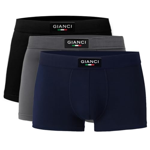 3 Pairs Mens Boxers Shorts Multipack | Breathable Cotton Boxer Shorts for Men with No Itchy Label | Soft & Flexible Mens Underwear | Moisture Wicking, Skin-Friendly Perfect for Daily Use & Sports