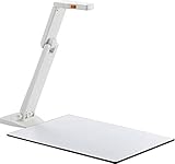 Elmo 1433-6 Model OX-1 Visual Presenter with Writing Board, 1/3.2' CMOS Sensor, Captures 1080p Full HD at Up to 15fps and 720p at Up to 30fps Via USB, 14.7' x 11.1' 4:3 Imaging Area, Built-in Micropho