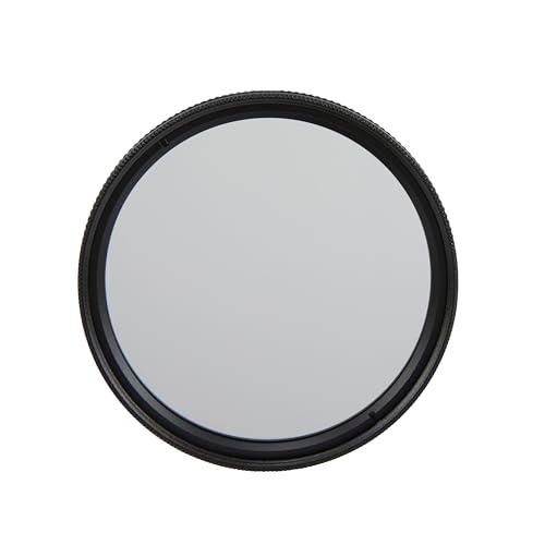 Image of Amazon Basics Circular Polarizer Camera Lens Filter, 52mm, Multi-Layer Coatings, 360 Rotatable Frame, Glare Control, Photography