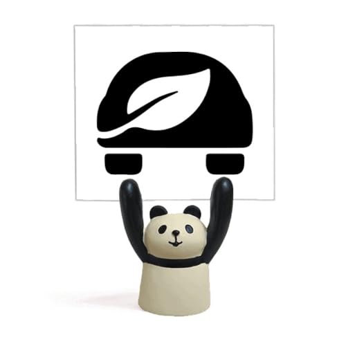 Support de voiture panda pour protéger l'environnement en bambou naturel