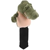 BESPORTBLE Plüsch Golfschlägerhaube Alligator Driver Schlägerkopf Schutz 37X21X17cm für Golftraining und Wettkampf