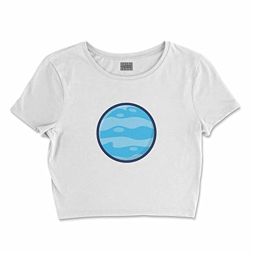 T-shirt blanc court pour femme en taille M Bdwtswi-100068-m