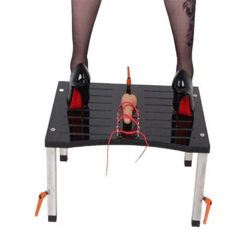 YXFHHY Penis Trampling Sm Sexspielzeug Hoden Folter Penis Foltergeräte Bestrafung Sklave Bondage Geräte Extremes BDSM Spielzeug Für Paare Fetisch Selfbondage Adjustable Metal Exhibition Bar
