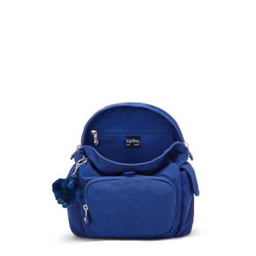 Image of Kipling City Pack Mini Backpack, Lightweight Compact Daypack with Multiple Pockets, Adjustable Straps & Everyday Travel Backpack - Blazing Blue