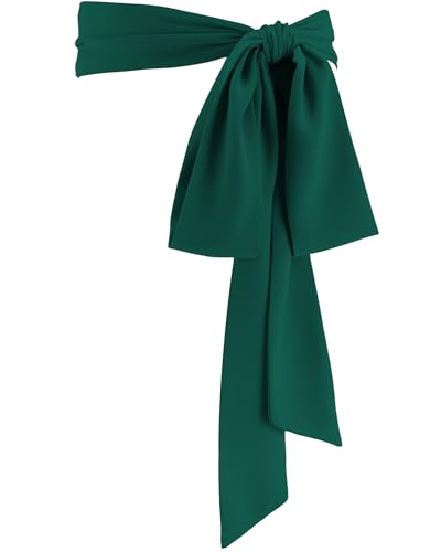 Image of Glitopper Women Chiffon Sash Belt Dress Sash Waist Bridal Wedding Belt 50s Accessories 3'' Wide