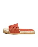 sandalias planas de mujer yokono de piel en color rosa  Prades 001, Sandalias Planas de Mujer Piel Naranja Talla 39