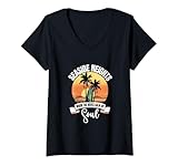 Photo Gallery donna onde - seaside heights maglietta con collo a v Photo Gallery donna onde - seaside heights maglietta con collo a v