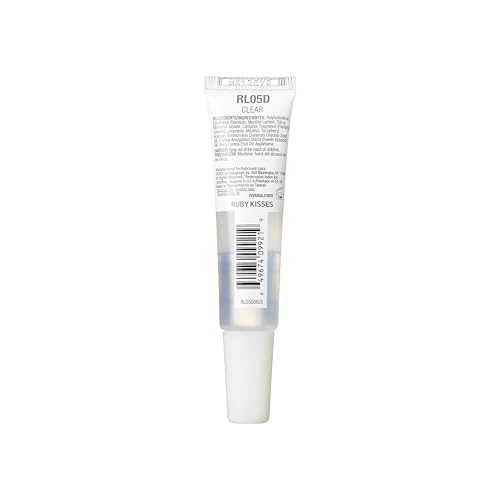 Ruby Kisses Hydrating Lip Oil Intense Treatment Gloss (1 Pack), Deep Hydrates & Heals with Natural Oils, Natural Shine Lip Care, Moisture, Repair & Protect With Antioxidants