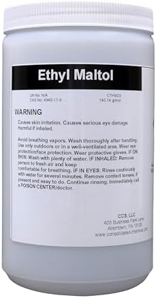 Ethyl Maltol 99% Pure Food Grade Powder - Premium Sweetener and Flavor Enhancer (250 GRAMS)