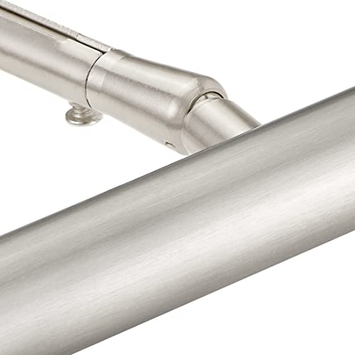 Maxxima 14 In. Led Picture Light W/Brushed Nickel Finish, 200 Lumens, 3000K Warm White, Integrated Led Display Wall Light W/On/Off Switch #TOP4