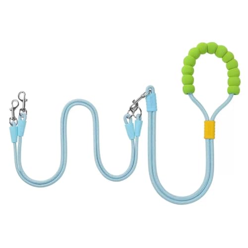 FURLINGDA Double Dog Leash GS001 (Blue 2)