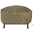 Sunnydaze Heavy-Duty Weather-Resistant Round Fire Pit Cover with Drawstring and Toggle Closure, Khaki PVC, 60 Inch Diameter