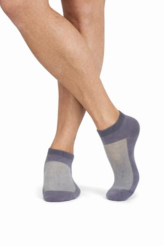 Image of RONDO 3 Pack Thin Ankle Socks - Unisex Ultra Thin Breathable Athletic Socks - Low Cut Running Ankle Socks - Thin Cotton Socks