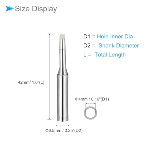Image of Soldering Iron Tips, 4x6.5mm 900M-T-2C, Solder Tips Fine Soldering Gun Replacement Solder Welding - (Applications: for Soldering Irons Soldering Station), 10 Pieces