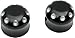 COVINGTONS CAPS AXLE 84-06 FLST BLK- C0011-B