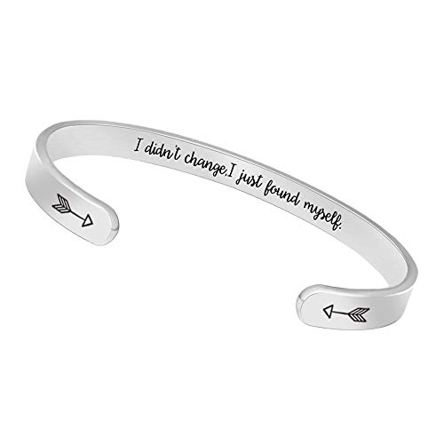 Btysun Bracelets for Women Mothers Day Bracelet Gifts from Daughter Inspirational Gifts for Women Graduation Gifts for Her Motivational Birthday Cuff Bangle Friendship Personalized Mantra Jewelry…